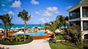 Swimming pools hotels wallpaper