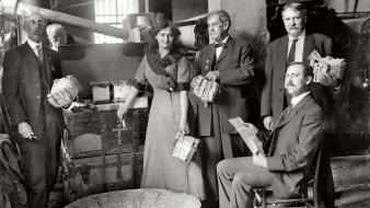 Vintage usa grayscale historical wallpaper