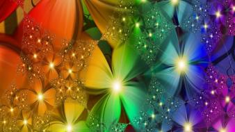 Abstract rainbows artwork colors wallpaper