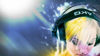 Akg acoustics drawings faces portraits the sky wallpaper