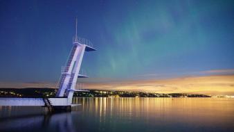 Aurora borealis norway national geographic oslo reflections wallpaper