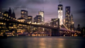 Bridges brooklyn bridge usa new york city wallpaper
