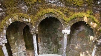 Buildings europe stairways portugal wallpaper