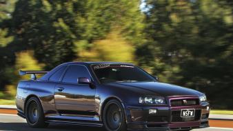 Cars tuning tuned nissan skyline r34 gt-r jdm wallpaper
