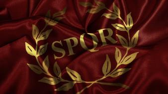 Flags roman spqr wallpaper