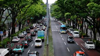 Japan tokyo urban traffic shibuya wallpaper