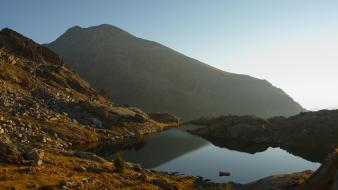 Mountains landscapes france ponds wallpaper