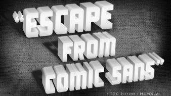 Oldschool font movie posters comic sans typefaces wallpaper
