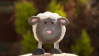 Sheep toys (children) creative wallpaper