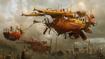 Ships digital art science fiction artwork vehicles wallpaper