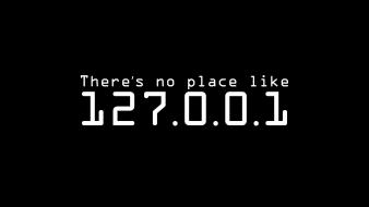 Text nerd root localhost wallpaper