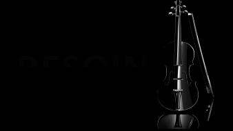 Violins black background wallpaper