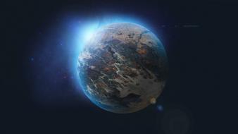 Blue earth wallpaper