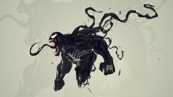 Venom spider-man digital art artwork marvel comics wallpaper