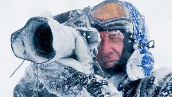 Snow photographers wallpaper