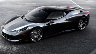 Black world cars ferrari 458 italia wallpaper