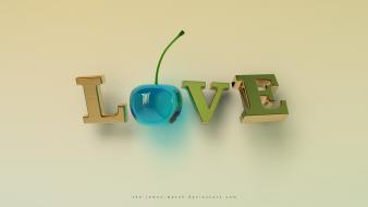 Blue love glass watch wallpaper