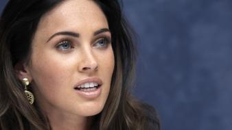Brunettes women megan fox actress celebrity wallpaper