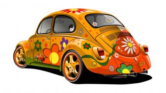 Cartoons cars volkswagen wallpaper