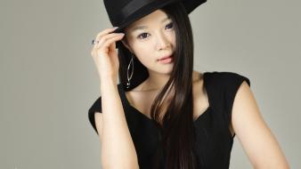 Models asians black hair lee eun seo wallpaper