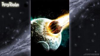Rhodan science fiction magazine covers widescreen neo wallpaper