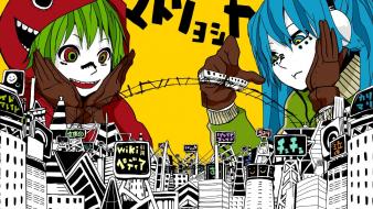 Vocaloid hatsune miku megpoid gumi matryoshka wallpaper