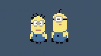 Despicable me minions pixels wallpaper