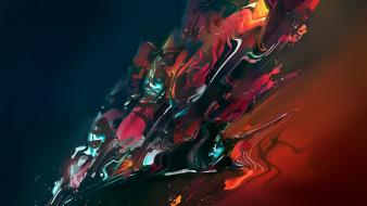 Abstract digital art artwork jewels wallpaper