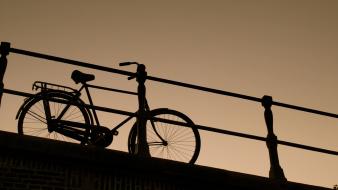 Bike cityscapes bicycles holland wallpaper