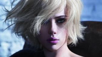 Blondes women scarlett johansson actress faces wallpaper