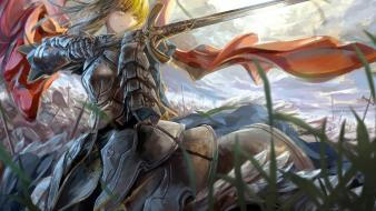 Capes saber fate/zero skyscapes swords fate series wallpaper