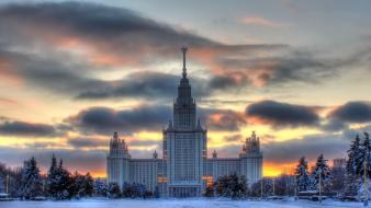 Cityscapes artwork facility wallpaper