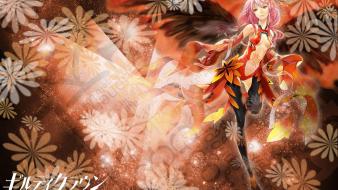 Detached sleeves guilty crown ornaments yuzuriha inori wallpaper
