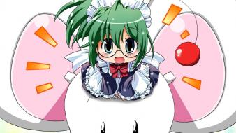 Eyes hair galge meganekko anime june girls wallpaper