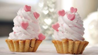 Food ice cream candy desserts tarts wallpaper