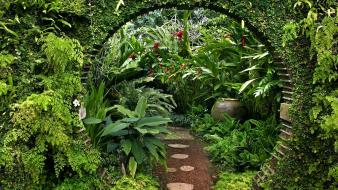 Garden gate sri lanka wallpaper