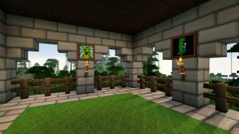 Jungle creeper minecraft wallpaper