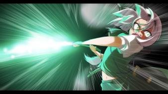 Katana weapons konpaku youmu short hair swords wallpaper
