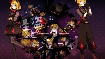 Len animal ears short hair thigh highs