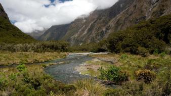 Mountains nature rivers wallpaper