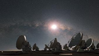 Outer space stars wallpaper