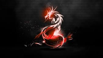 Red dragons wallpaper