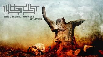 Ruins sculpture death metal music wallpaper