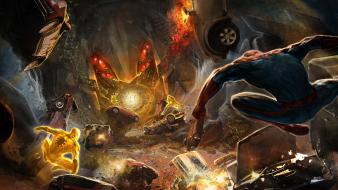 Ruins spider-man artwork wallpaper