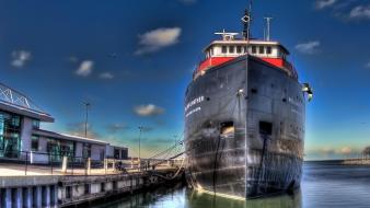 Ships hdr photography wallpaper