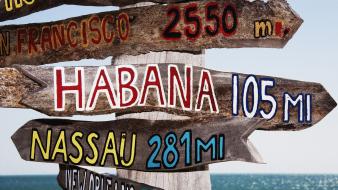 Signs florida key west directions wallpaper