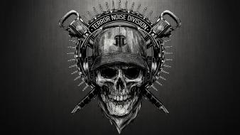 Skulls death artwork wallpaper