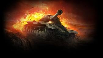 Tanks battles world of is-8 wallpaper