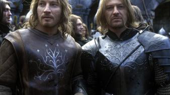 Towers brothers boromir warrior gondor david wenham wallpaper