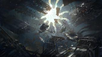 Video games futuristic artwork halo 4 wallpaper